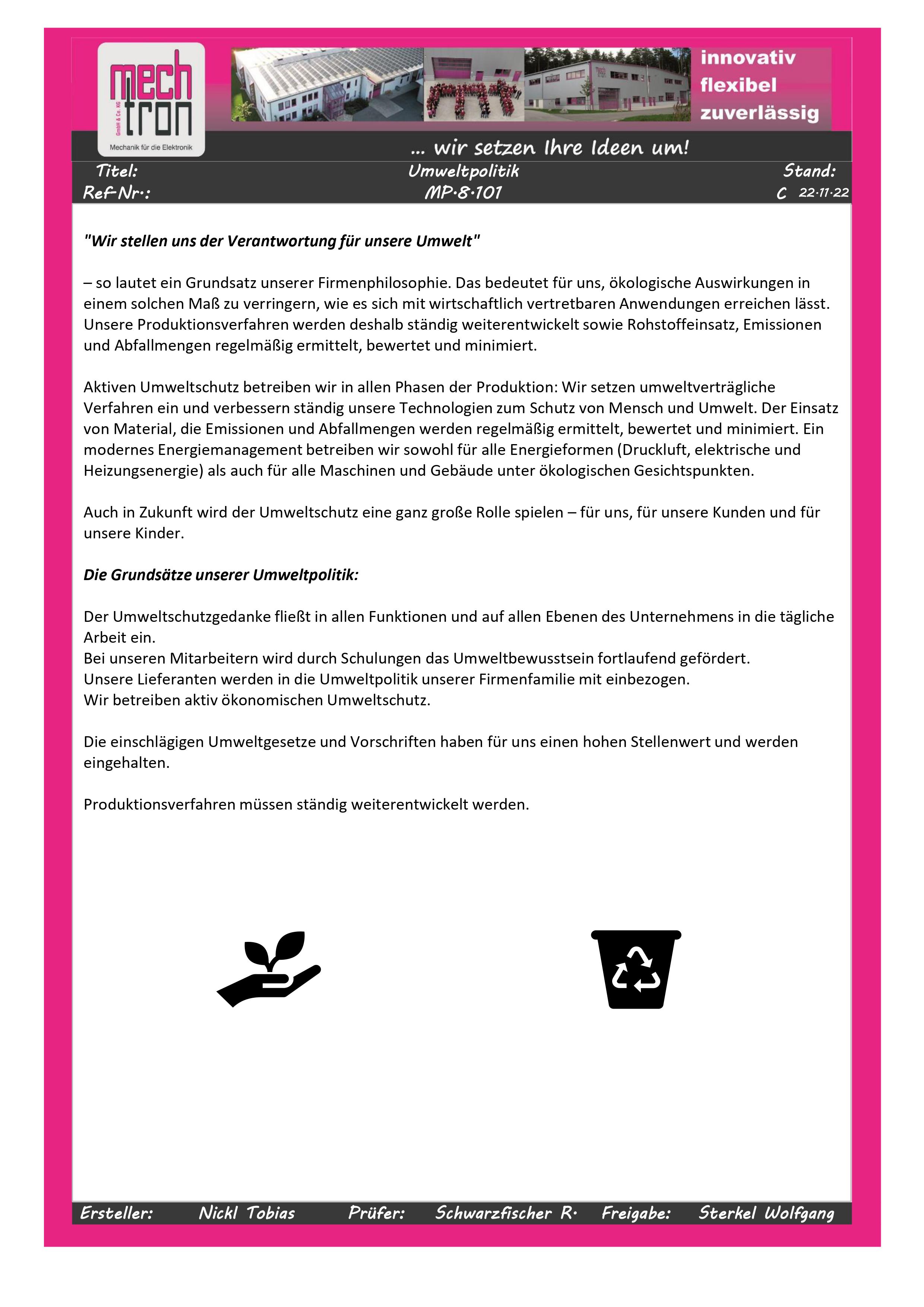 Umweltpoltik Umweltpoltik