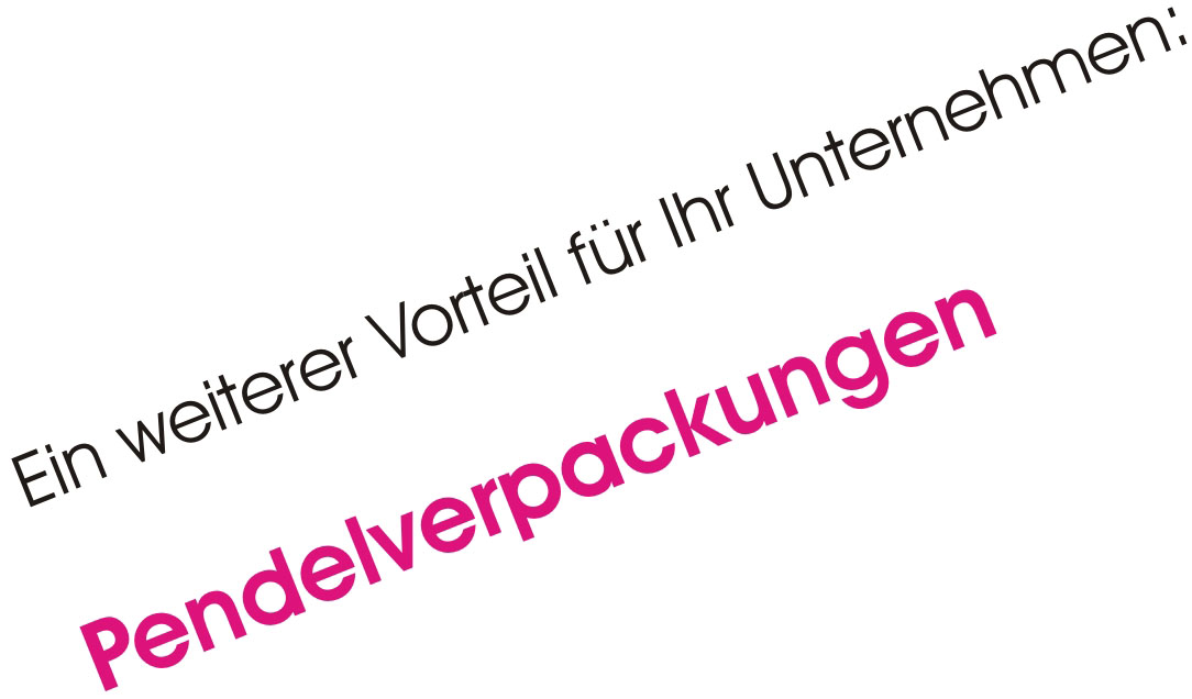 Pendelverpackungen