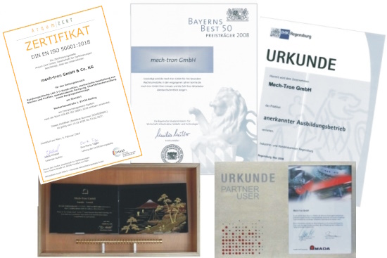 Zertifikate und Auszeichnungen Zertifikate